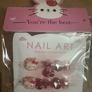 Cute Pink Nail Art Set